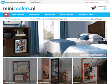 Tablet Screenshot of minicoolers.nl